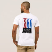 T-shirt voor PRO-democratie BCD (Achterkant volledig)