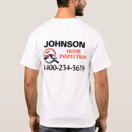 T-shirt voor professionele woninginspectie