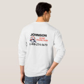 T-shirt voor professionele woninginspectie (Achterkant volledig)