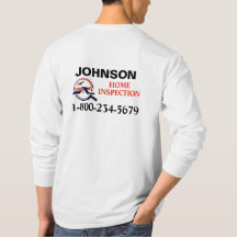 T-shirt voor professionele woninginspectie