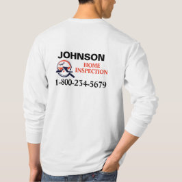 T-shirt voor professionele woninginspectie