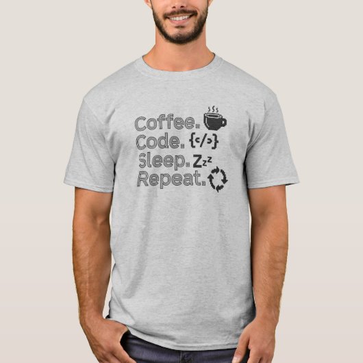 T-shirt voor programmeurs en ontwikkelaars (Voorkant)