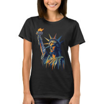 T-shirt voor protesteren, vrijheid, politieke kuns