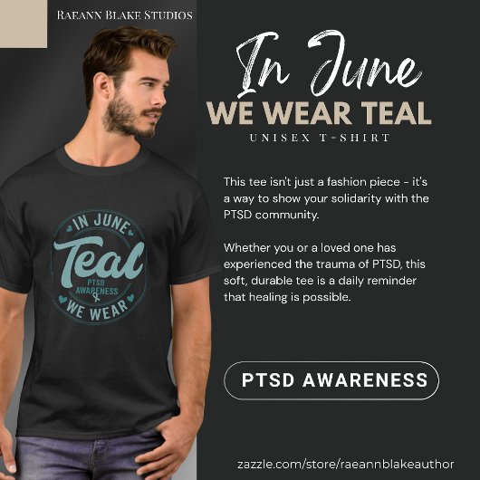 T-shirt voor PTSD-bewustzijn