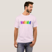 T-shirt voor regenbooggeluiden (Voorkant volledig)