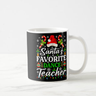 T-shirt voor Santa's favoriete dansleraar Funny Ch Koffiemok