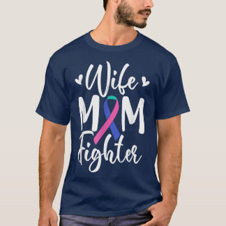 T-shirt voor schildklierkanker bewustzijn en inspi