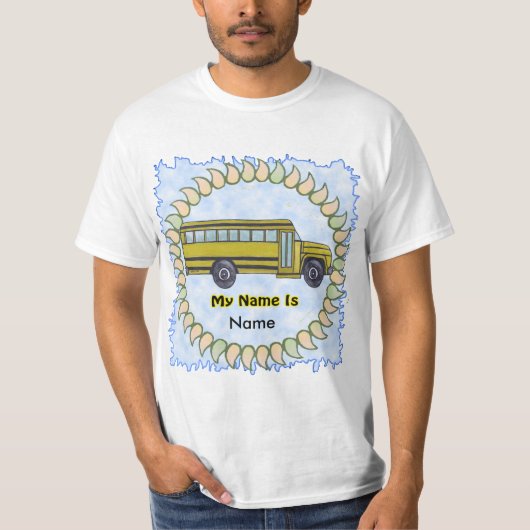 T-shirt voor schoolbuskinderen (Voorkant)