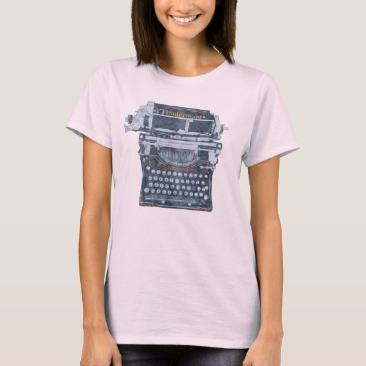 T-shirt voor schrijfmachine (Voorkant)