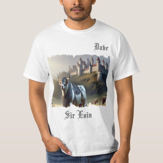 T-shirt voor Sir Loin Mannen (Voorkant)