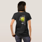 T-shirt voor Softball Moeder (Achterkant volledig)