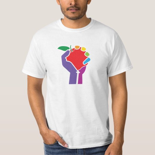 T-shirt voor solidariteit van leraren voor iederee (Voorkant)