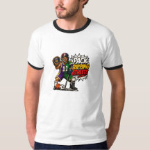 T-shirt voor sportkaartverzamelaar met atleet die 