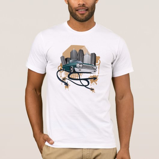 t-shirt voor stadsauto (Voorkant)