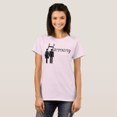 T-shirt voor stel in harmonie (Voorkant volledig)