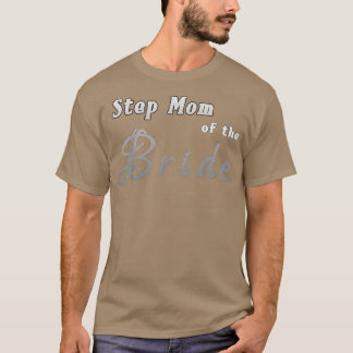 T-shirt voor stiefmoeder van de bruid Nieuwe stie