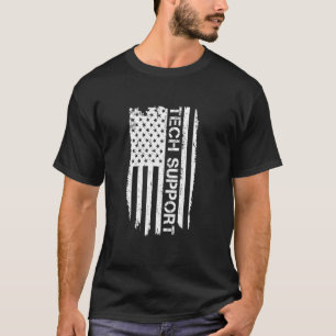 T-shirt voor technische ondersteuning, Amerikaanse