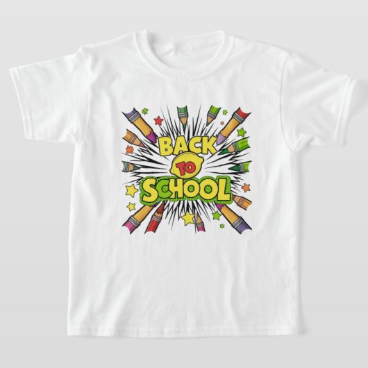 T-shirt voor terug naar school (Laagn)
