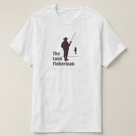T-shirt voor The Lone Fisherman (Design voorkant)