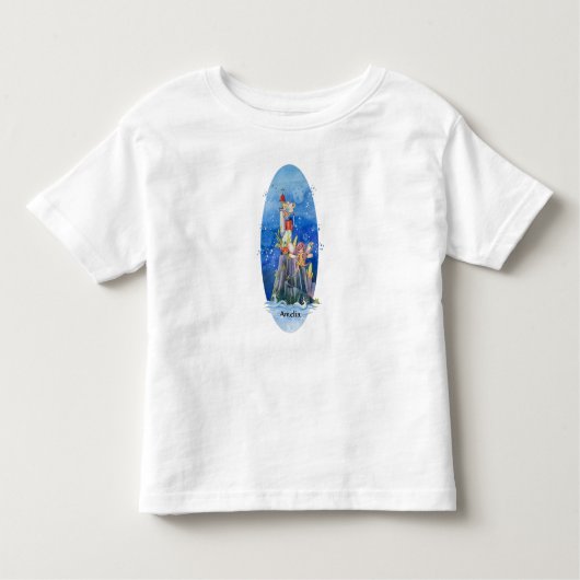 T Shirt voor Toddler Girl met Fairies & Lighthouse (Voorkant)