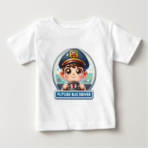 T-shirt voor toekomstige buschauffeurs - Schattige