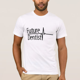 T-Shirt voor toekomstige tandarts met EKG