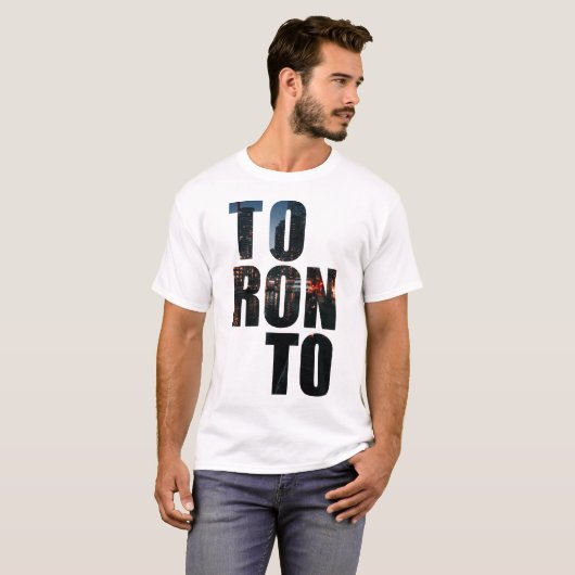 T-shirt voor toronto (Voorkant volledig)