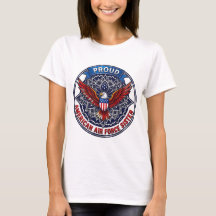 T-shirt voor trotse Amerikaanse luchtmachtzus