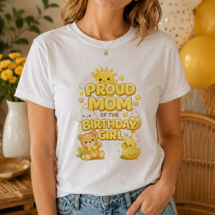 T-shirt voor trotse moeder van het jarige meisje