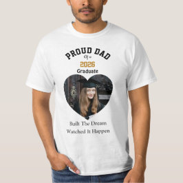 T-shirt voor trotse vader van afgestudeerde in 202