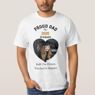 T-shirt voor trotse vader van afgestudeerde in 202