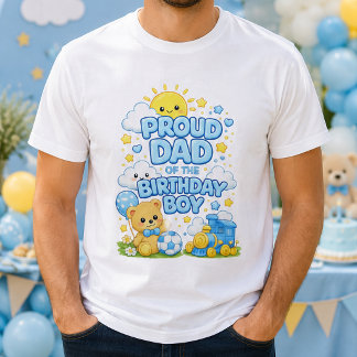 T-shirt voor trotse vader van de jarige jongen