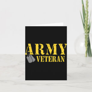 T-shirt voor trotse veteraan Militair trots T-shir Kaart