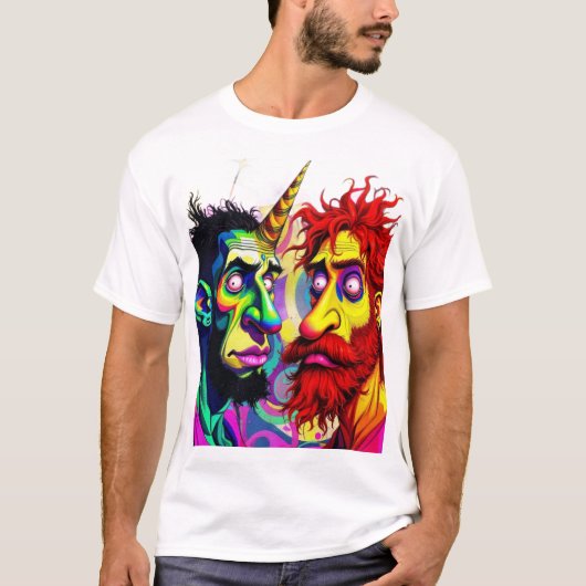 T-shirt voor Unisex I Rebel Art T-shirt I Fantasy (Voorkant)
