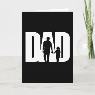 T-shirt voor vader en dochter Vaderdag T-shirt ide Kaart