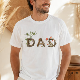 T-shirt voor vader van de wildebras voor mannen