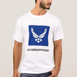 T-shirt voor vader van U.S. Air Force-militair –