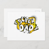 T-SHIRT VOOR VADERDAG BRIEFKAART (Voorkant / Achterkant)