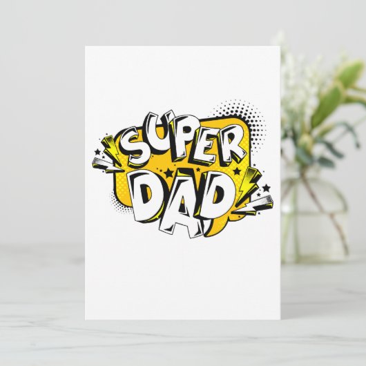 T-SHIRT VOOR VADERDAG  KAART (Staand voorkant)