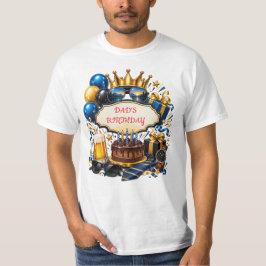 T-shirt voor vaders verjaardag Persoonlijk verjaar