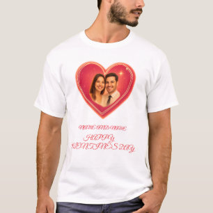 T-shirt voor Valentijnsdag op maat – Elegant hart