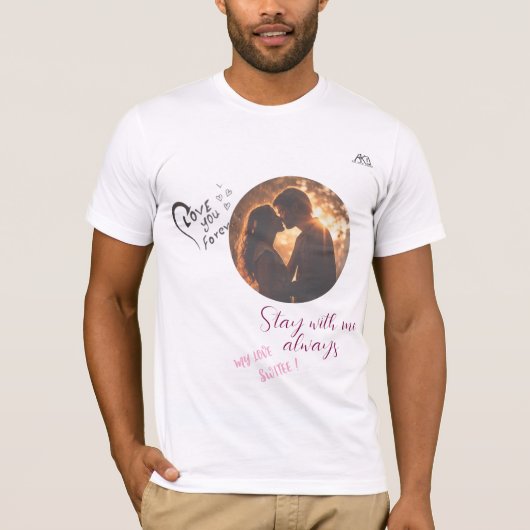 T-shirt voor valentine (Voorkant)