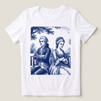 T-shirt voor vechtend stel