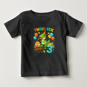 T-shirt voor verjaardag peuter – Mooie drie rex di