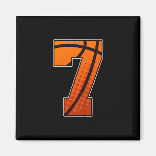 T-shirt voor verjaardag van jongens met skelet 7 v magneet