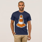 T-shirt voor verkeersveiligheidsconne (Voorkant volledig)