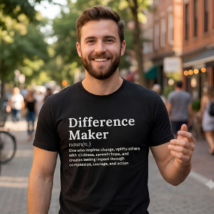 T-shirt voor verschilmakers - Cadeau voor leraar e