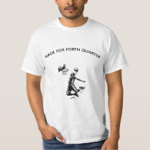 T-shirt voor vierdekwart basketballer