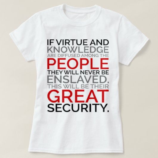 T-Shirt voor virtualisatie en kennis (Design voorkant)