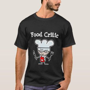 T-shirt voor voedselcriticus met humoristische car